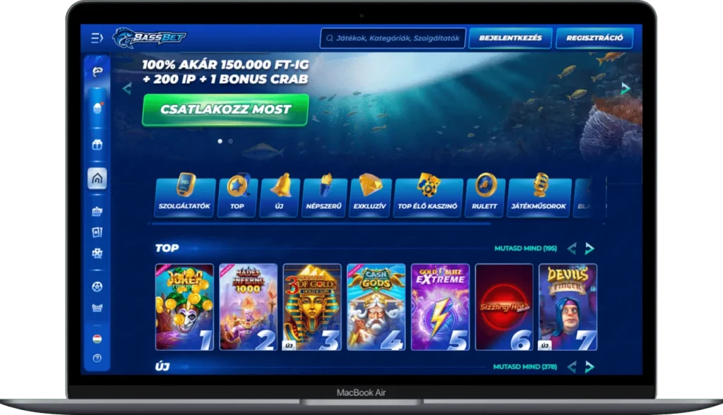 Nyerőgépes játékok a BassBet Casino-ban